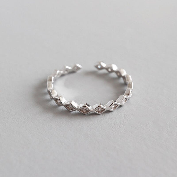 Silver Rings Rhombus