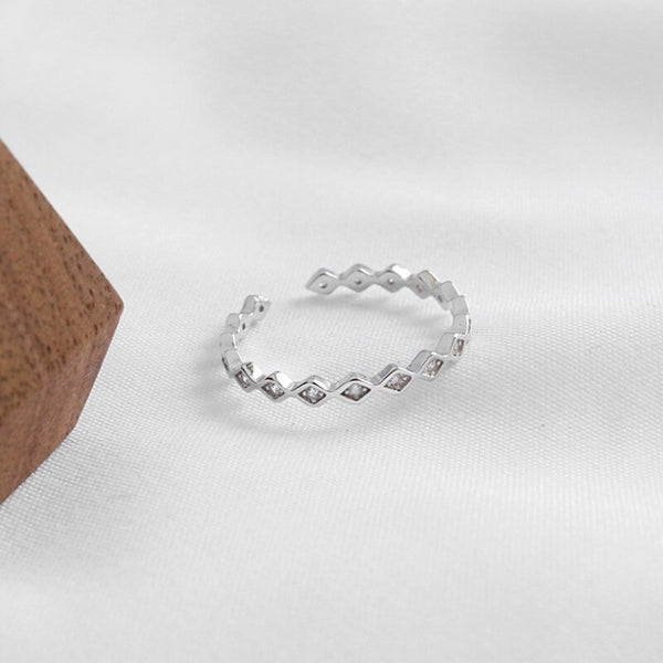 Silver Rings Rhombus