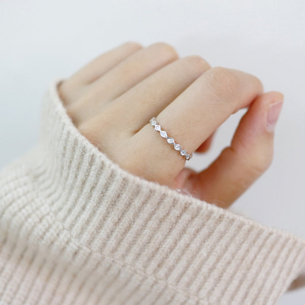 Silver Rings Rhombus