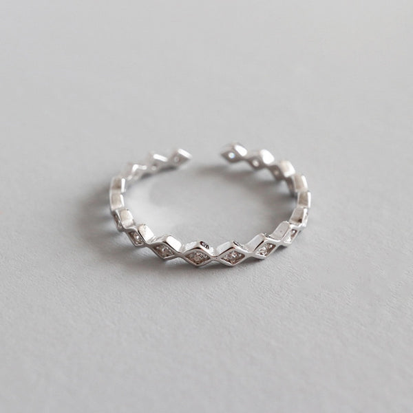 Silver Rings Rhombus