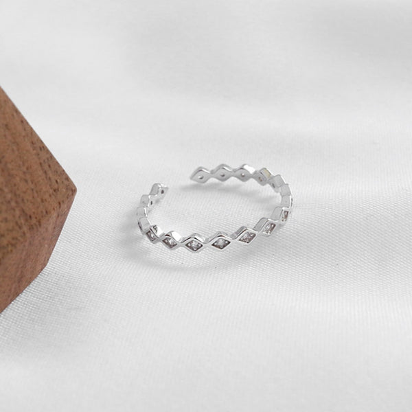 Silver Rings Rhombus