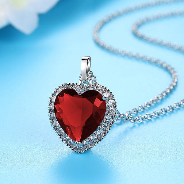 Pendant Necklace Crystal