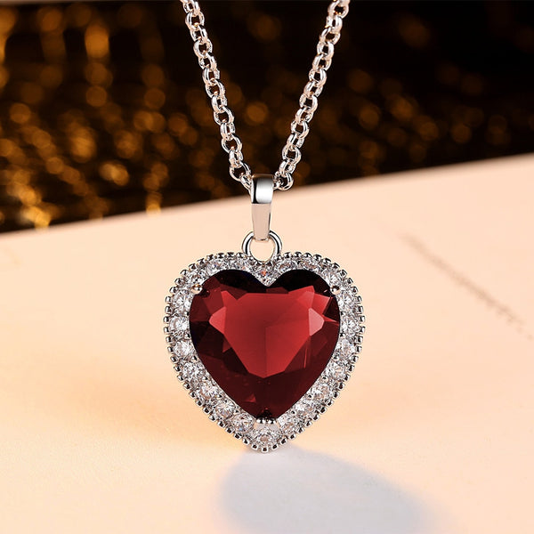 Pendant Necklace Crystal