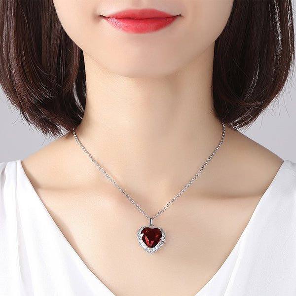 Pendant Necklace Crystal