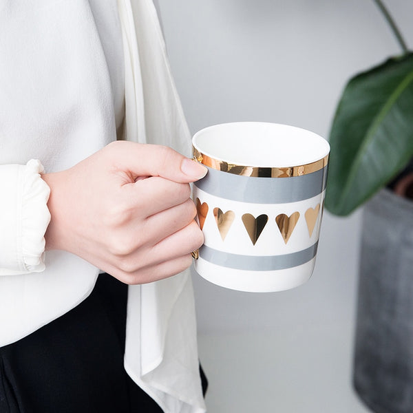 Milk Water Cup Gold