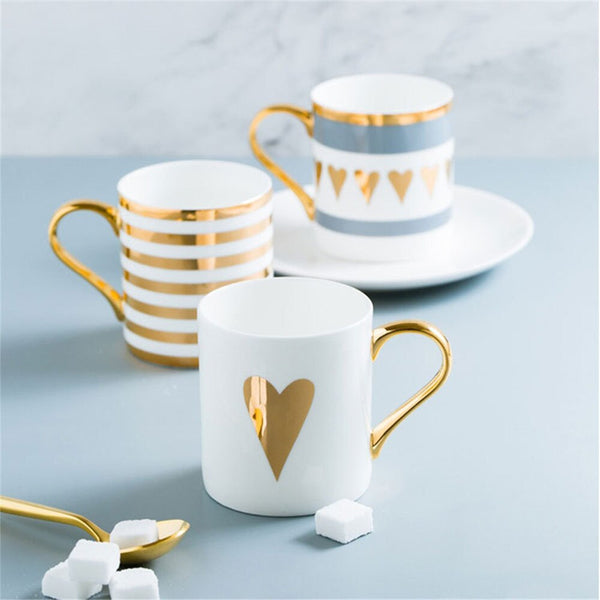 Milk Water Cup Gold