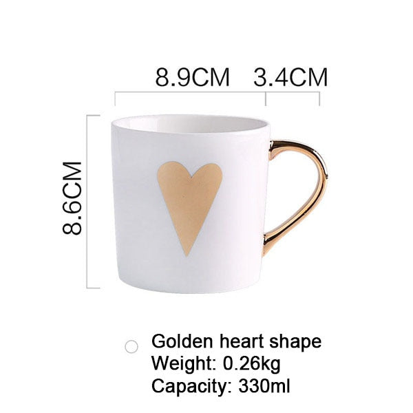 Milk Water Cup Gold