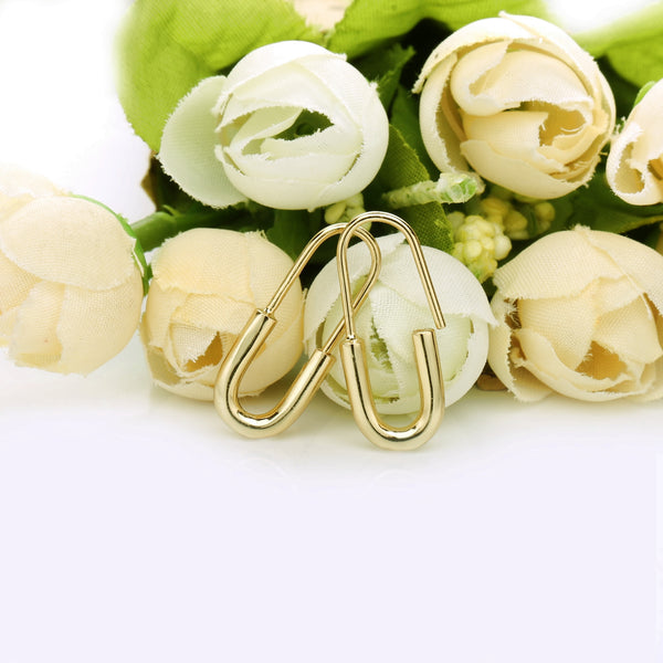 Gold Earrings Geometric