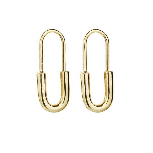 Gold Earrings Geometric