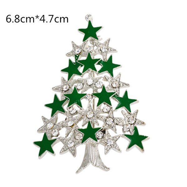 Snowflake Brooch Colorful