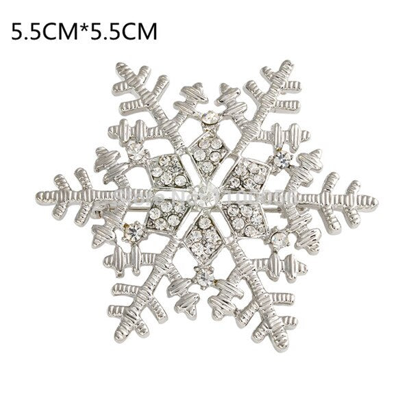 Snowflake Brooch Colorful