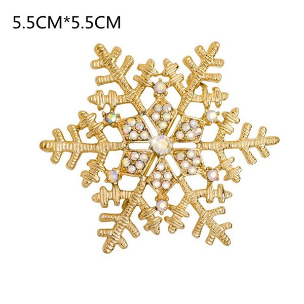 Snowflake Brooch Colorful