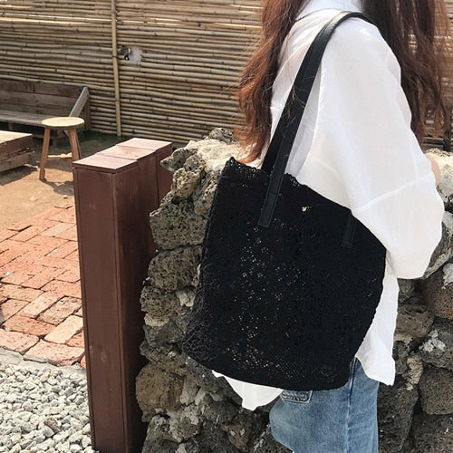 lace shoulder bag