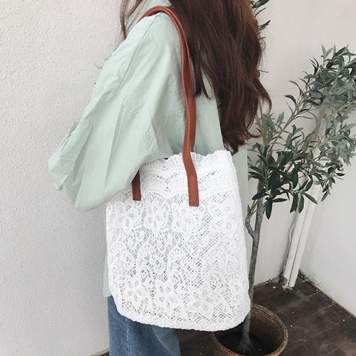 lace shoulder bag