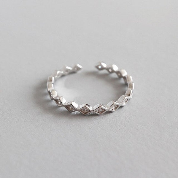 Silver Rings Rhombus