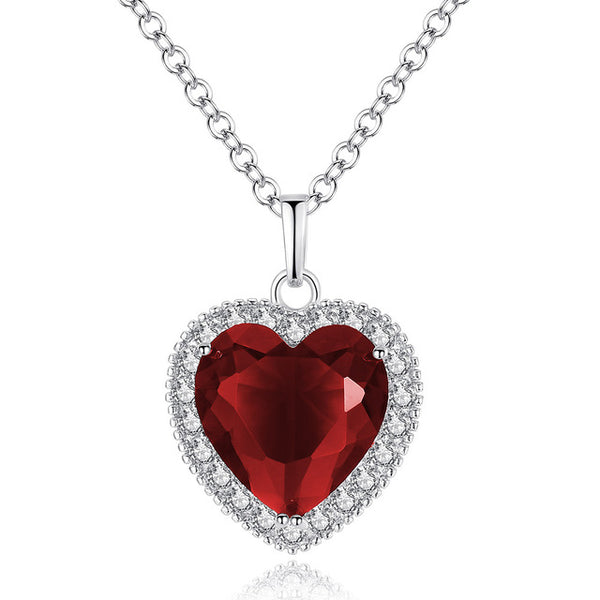 Pendant Necklace Crystal