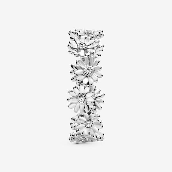 Flower Crown Ring Silver