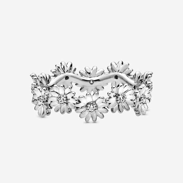 Flower Crown Ring Silver