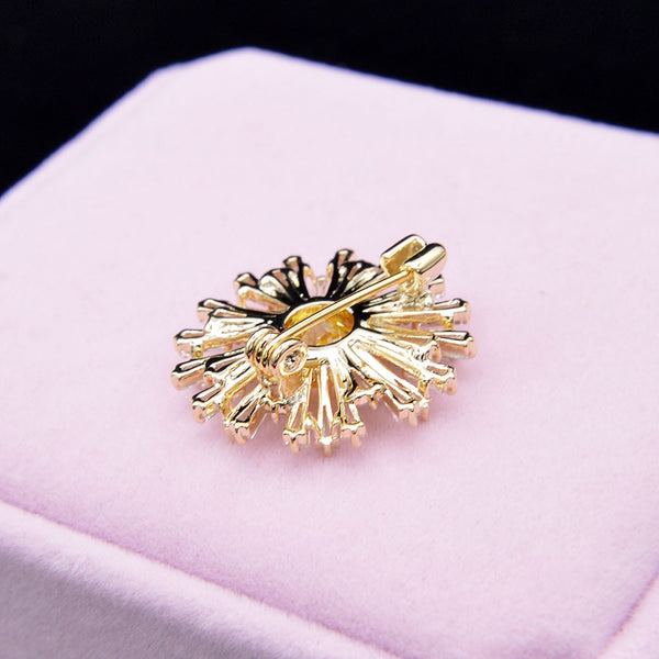 Sunflower Brooches