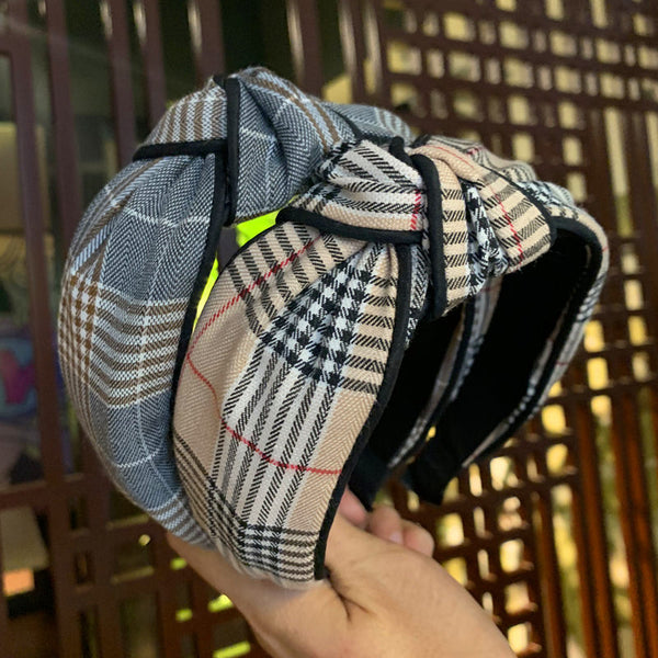 Checkered Plaid Headband