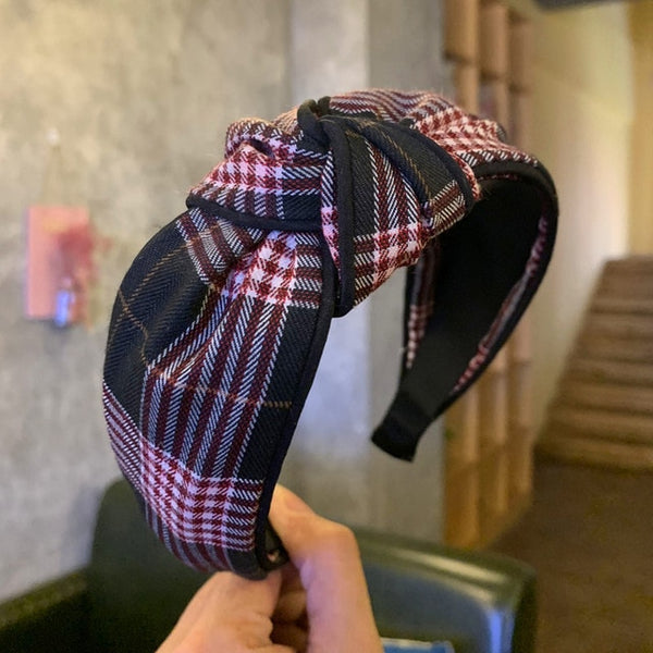 Checkered Plaid Headband