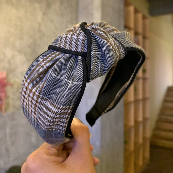 Checkered Plaid Headband