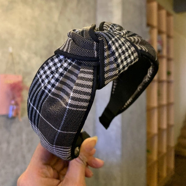 Checkered Plaid Headband