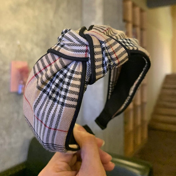 Checkered Plaid Headband