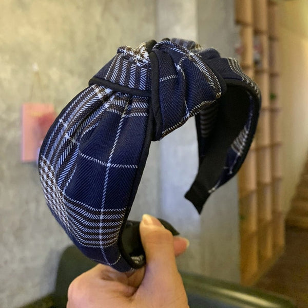 Checkered Plaid Headband
