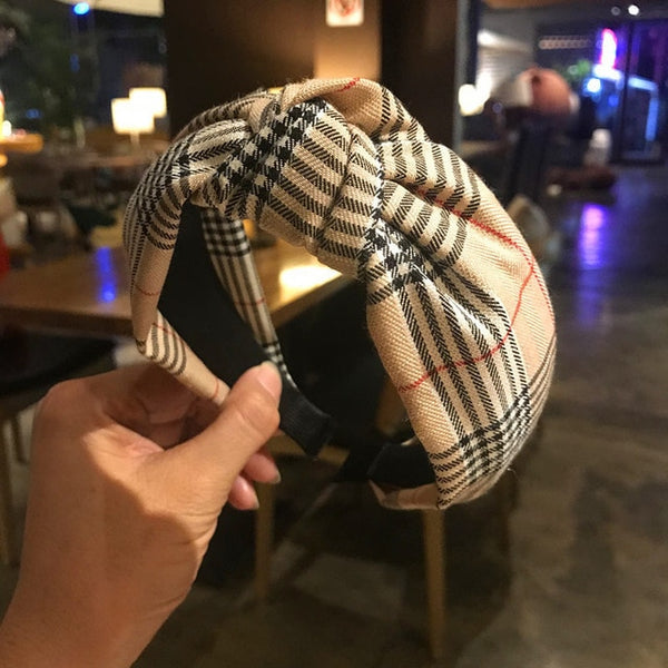 Checkered Plaid Headband