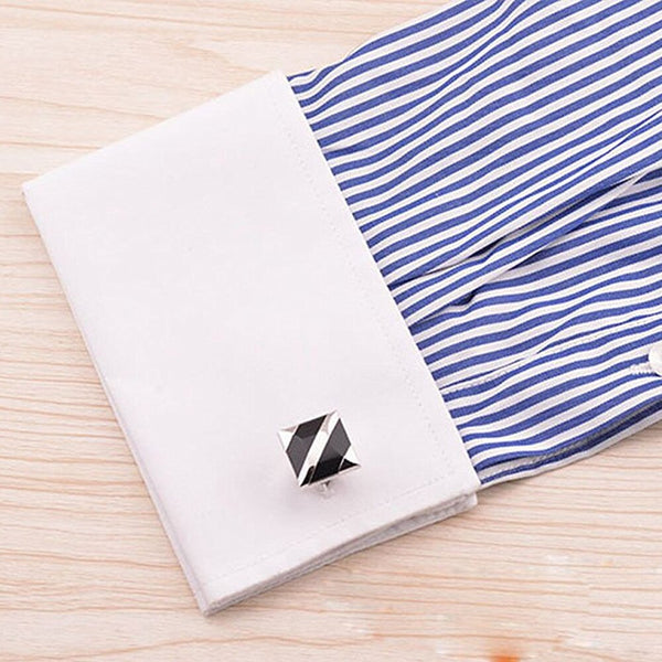 Mens Shirt Cufflinks Black