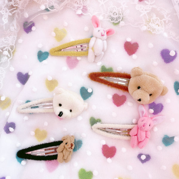 Bear Hair Clips Headwear