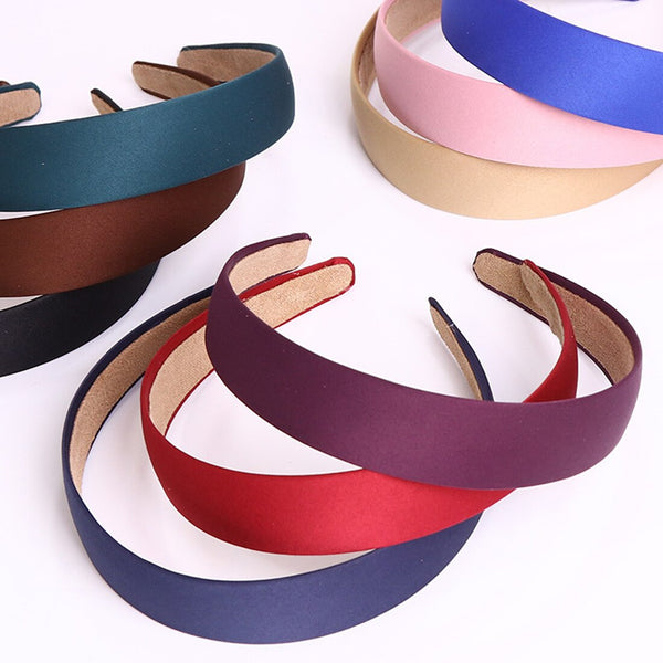 Solid Satin Lady Headband