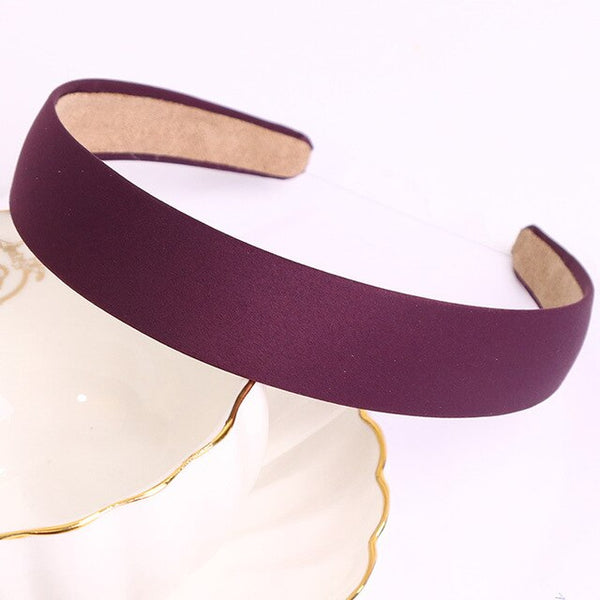 Solid Satin Lady Headband