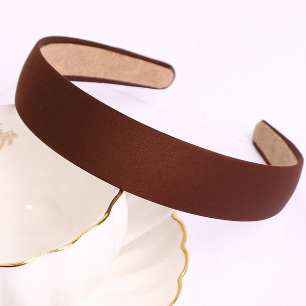 Solid Satin Lady Headband