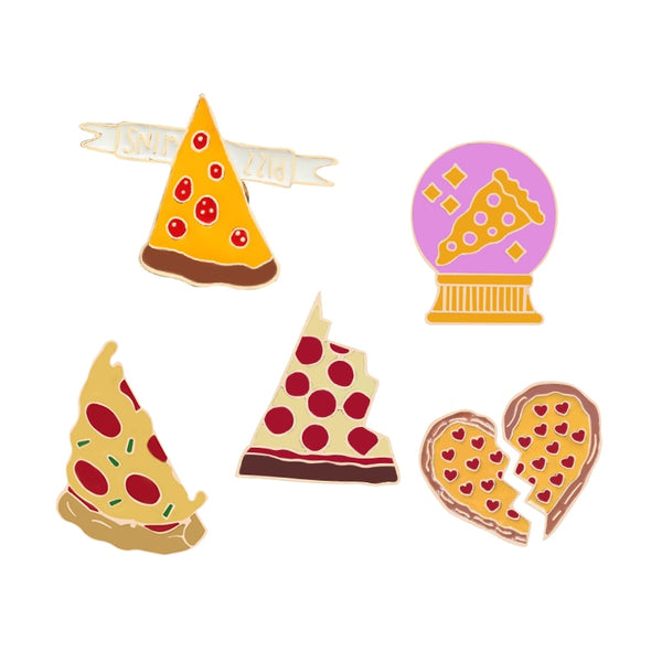 Pizza Brooches for Women