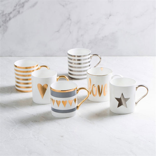 Milk Water Cup Gold